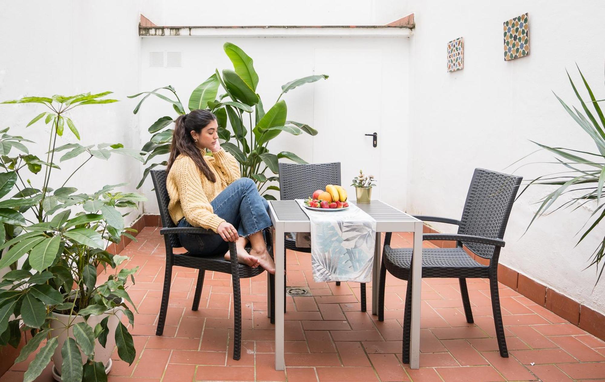 Apartamento Triana Deluxe Con Patio Privado Seville Exterior photo